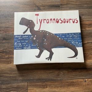 Tyrannosaurus rex dinosaur canvas